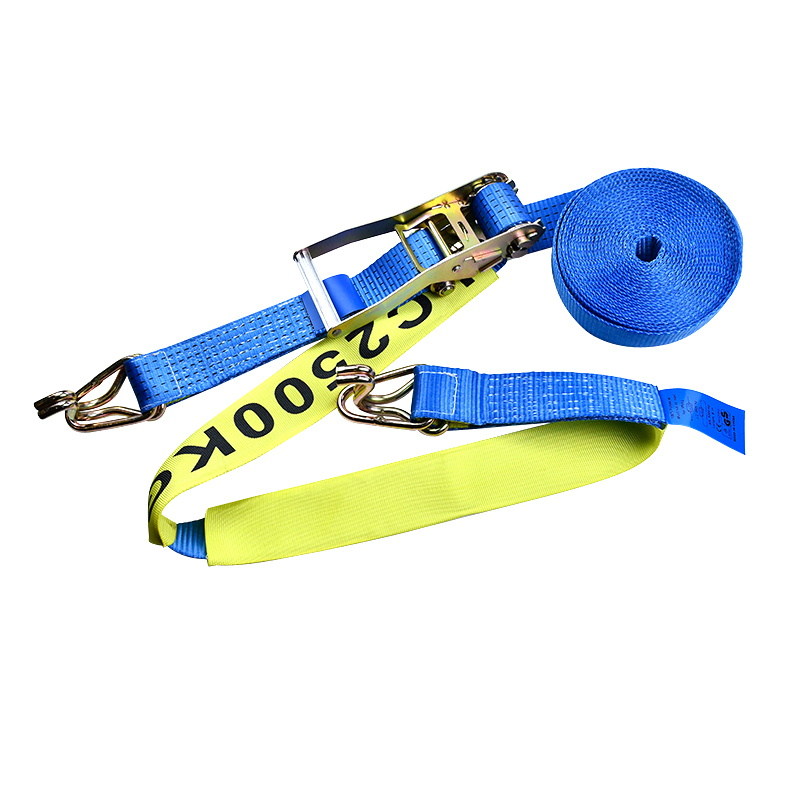 50mm Customized Australian Standard Ratchet Cargo Lashing Ropes with Sleeves