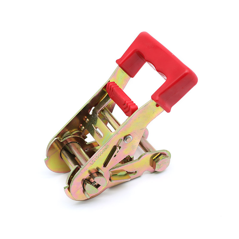 ມືຈັບພາດສະຕິກສີແດງ 1.5Inch Ratchet Buckle